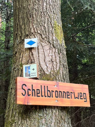 Alte Schellbronner Straße - Hohe Warte