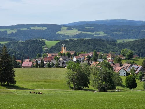Sankt Märgen zu den Zweribach-Wasserfällen