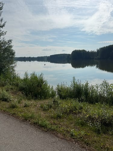 Langlau zur Halbinsel im Kleinen Brombachsee