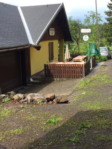 Auf dem Rennsteig zum Triniusstein