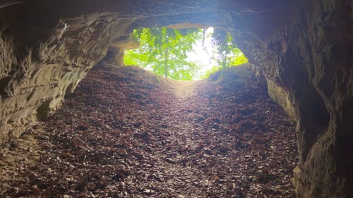 Zu den Heidenhöhlen und über Burgtal