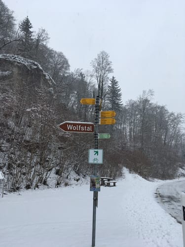 Zur Burg Reichenstein entlang dem Wolfstal