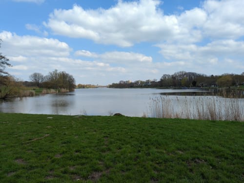 Münster: Schlossgarten, Münsterische Aa