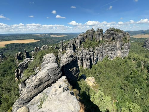 Falkenstein - Schrammsteingrat - Wilde Hölle - Carolafelsen