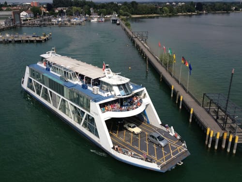 Rund um den Hafen und Schloss Friedrichshafen