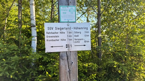 Siegerland-Höhenring Etappe 6: Rahrbacher Höhe - Hilchenbach