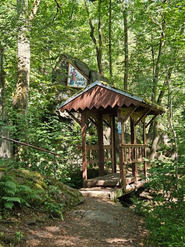 Teufelskanzel von Jocketa
