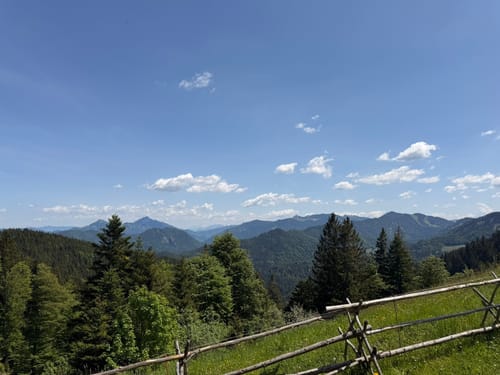 Vom Schliersee zum Tegernsee über die Gindelalm