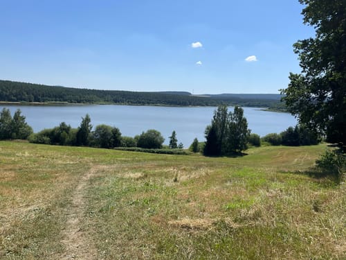 Rund um den Stausee Heyda