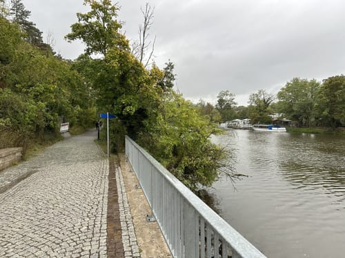 Himmelreichweg Geopfad über Rudelsburg Burg Saaleck