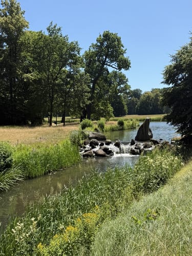 Runde durch Muskauer Schlosspark