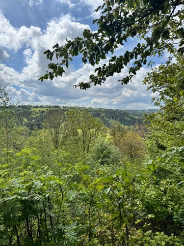 Aus Monschau an der Rur entlang