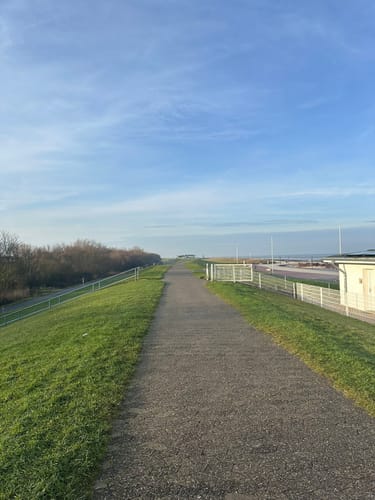 Spaziergang an der Cuxhavener Promenade