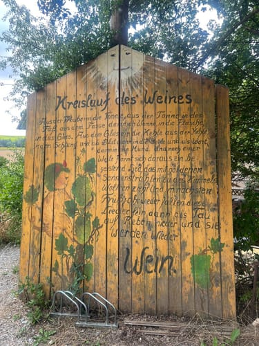 Weinbergsweg Bad Kösen über Fürst Heinrich Stein