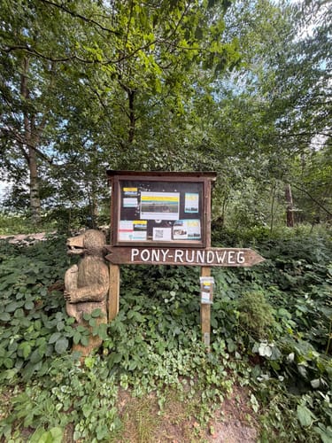 Klövensteen Runde mit Pony Waldschenke
