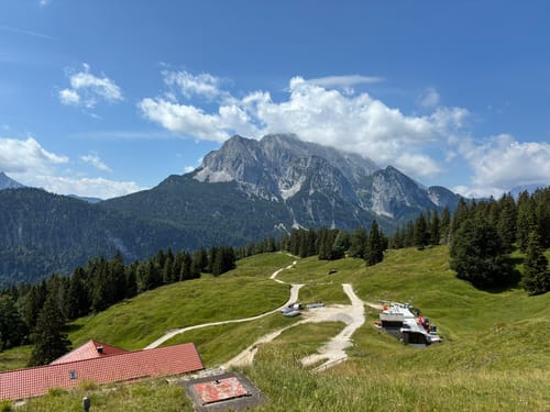 Mittenwald-Lautersee-Ferchensee-Hoher Kranzberg-Sessellift-Mittenwald