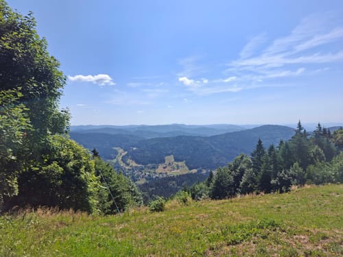 Hochblauen Gipfel