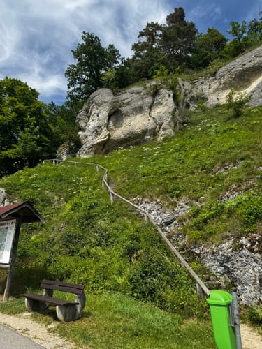 Teufelsbrücke - Hängebrücke  von Oberbergstraße