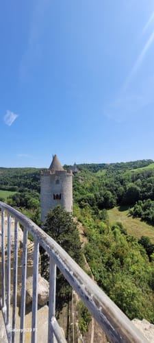 Himmelreichweg Geopfad über Rudelsburg Burg Saaleck