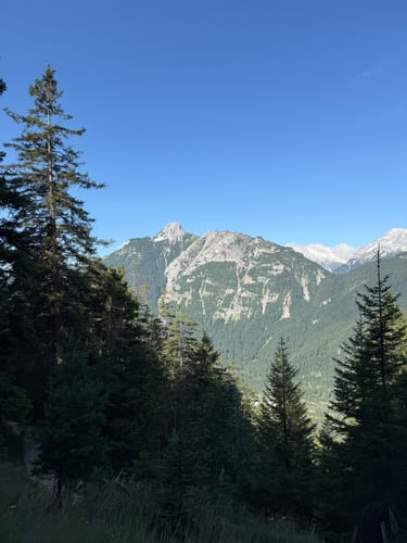 Mittenwalder Höhenweg (A/B): Bergstation-Talstation