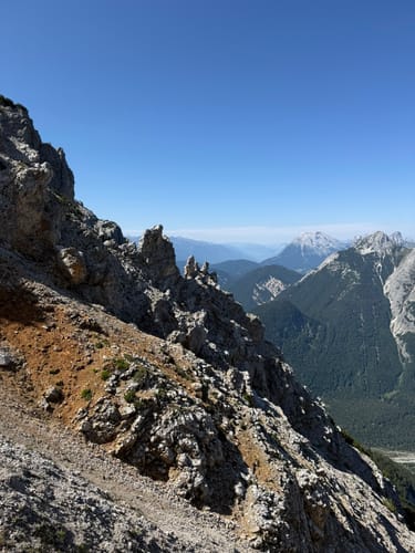Mittenwalder Höhenweg (A/B): Bergstation-Talstation