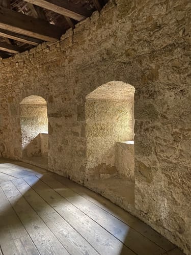 Rothenburg ob der Tauber: Alte Stadtmauer mit Wehrgang Runde