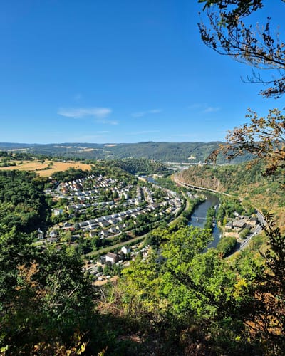 Auf der Lahnhöhe oberhalb der Ruppertsklamm