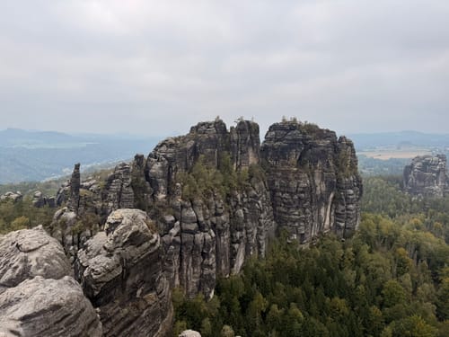 Schrammsteine - Carolafelsen - Wilde Hölle