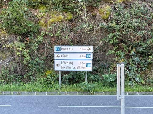 Donauradweg Etappe 1 Südufer: Passau - Schlögen