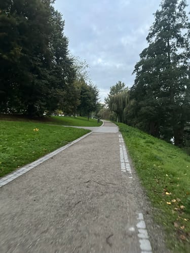 Münster: Schlossgarten, Münsterische Aa