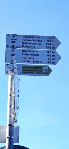 Westweg Etappe 2: Dobel - Forbach