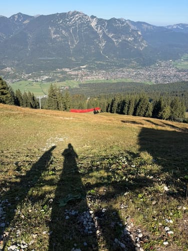 Hausberg: Garmisch über das Bayernhaus
