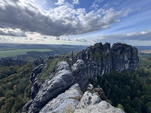 Schrammsteine und Hohe Liebe ab Bad Schandau