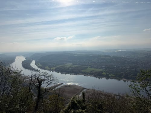 Königswinter - Drachenfels - Milchhäuschen -  Hirschburg