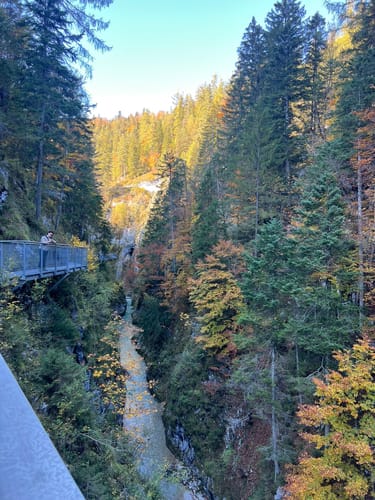 Von Mittenwald durch die Leutaschklamm