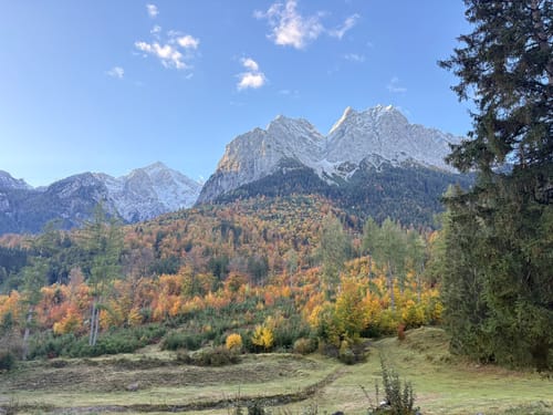 Panoramaweg Bergblick Runde von Untergrainau