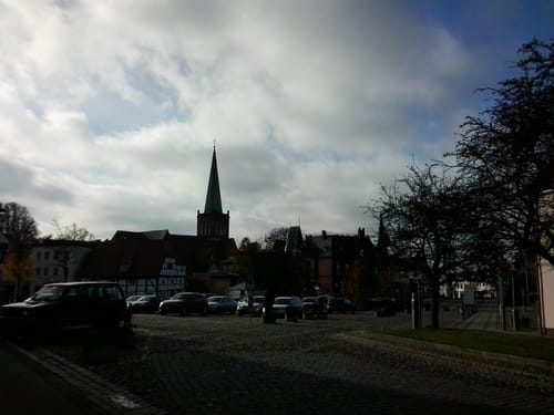 Innenstadt von Bergen auf Rügen