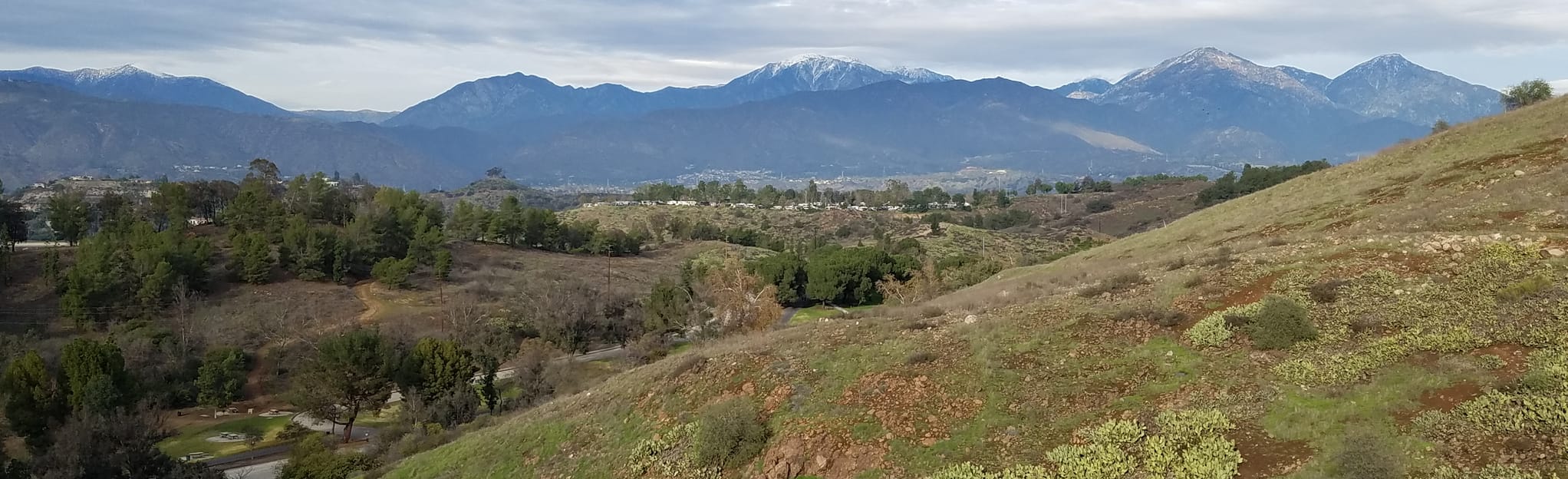 Puddingstone Reservoir Lake View and Park Trail Loop, California 569