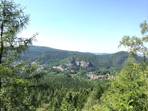 Kurort Oybin - Große Felsengasse - Fürstensteg