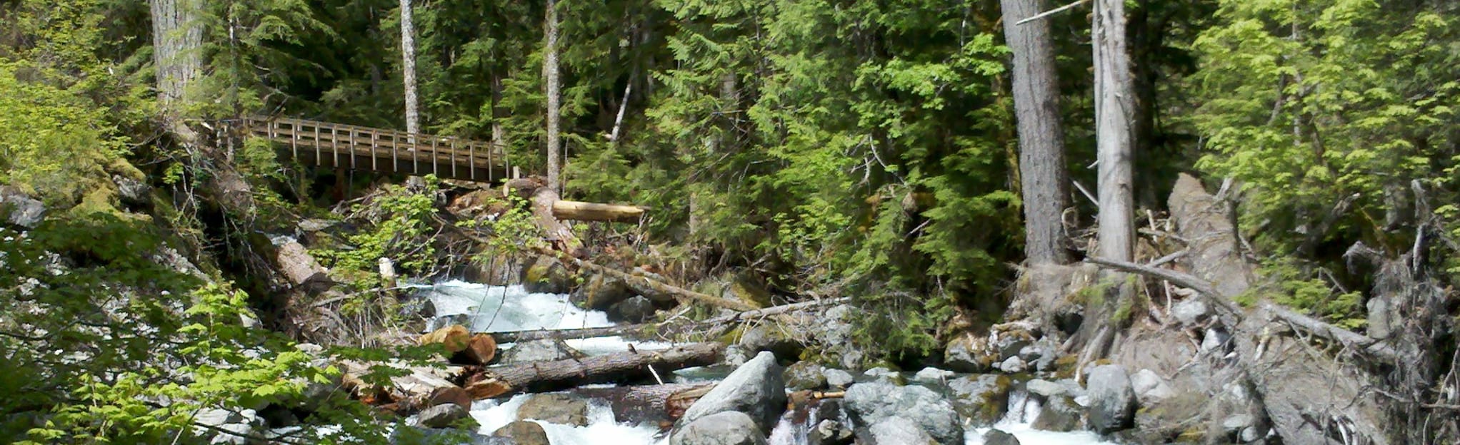 Trout Lake, Middle and Upper Copper Falls and Malachite Falls