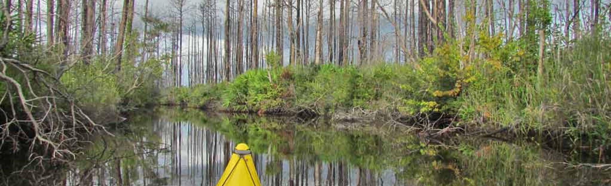 Little River Paddle Route via Bayou Le Batre Boat Launch, Alabama Map