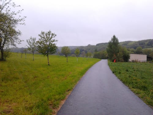 Sabershausen Rundweg entlang des Mühlbachs