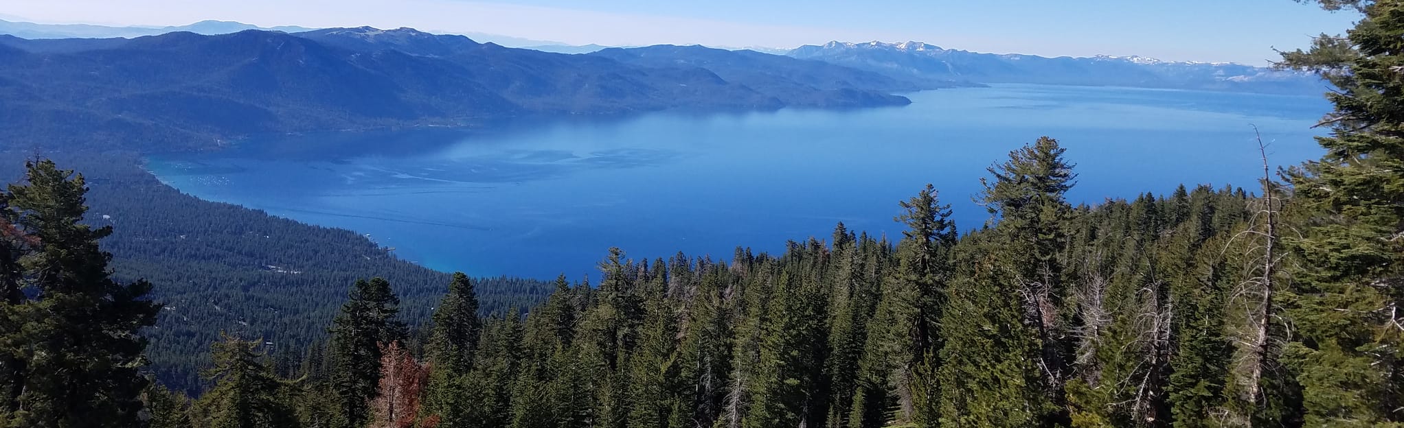 Tahoe Rim Trail (TRT) Brockway Summit to Mount Rose Summit Map