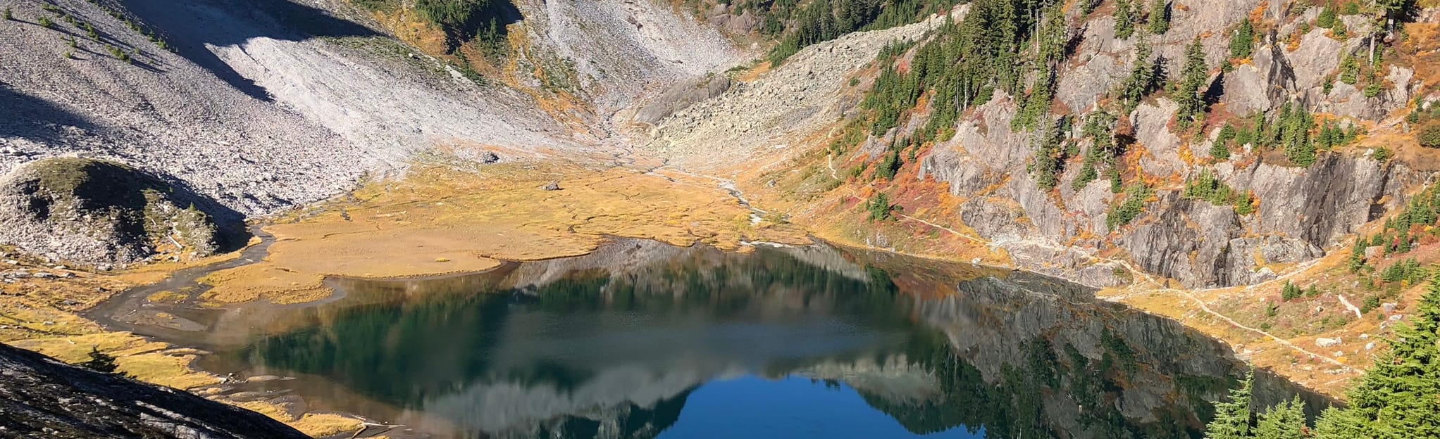 Upper Bagley Lake Trail via Chain Lakes and Fire and Ice Trails