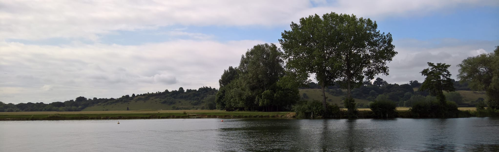 Marlow to Bourne End via Spade Oak Lake, Berkshire, England Map