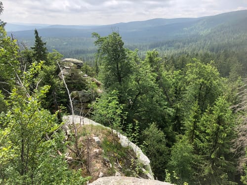 Rundweg Weißenstadt Nr. 3: Zum Rudolfstein und den Drei-Brüder-Felsen
