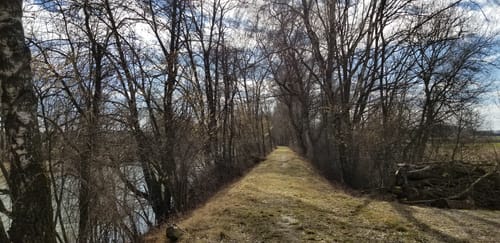Pfrombach nach Aich über den Mittleren Isar Kanal