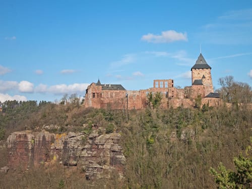 Burg Nideggen und Buntsandsteinroute
