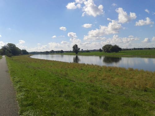 Entlang der Elbe von Riesa