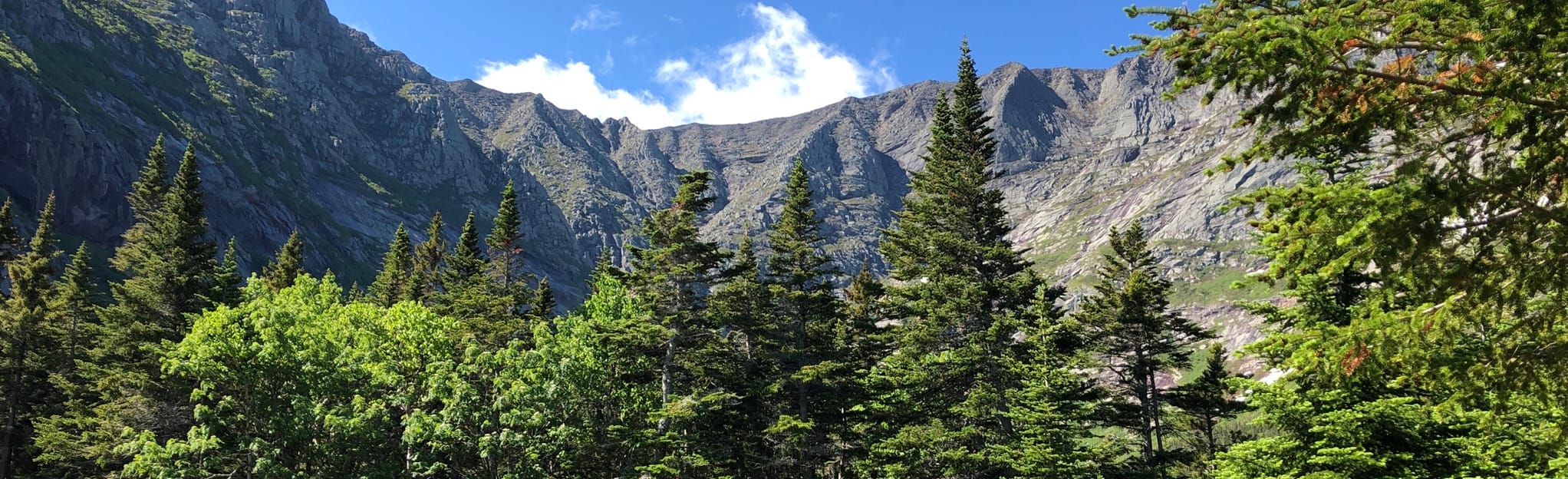 North Basin from Chimney Pond Campground 6 Reviews, Map Maine